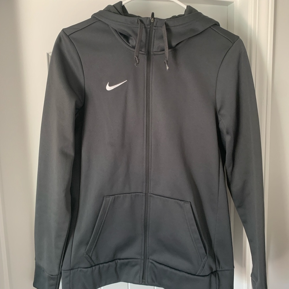 Nike Gray Performance Jacket with Hood